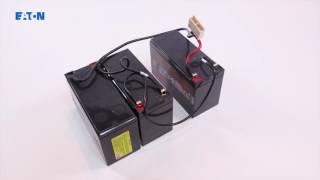 Video thumbnail for Eaton 9130 1000R - Replacing the batteries by Comms Express