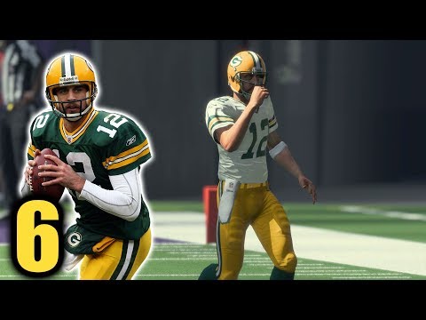 Division Rivals! -  Lets Play Madden 18 Career Mode Aaron Rodgers - Part 6
