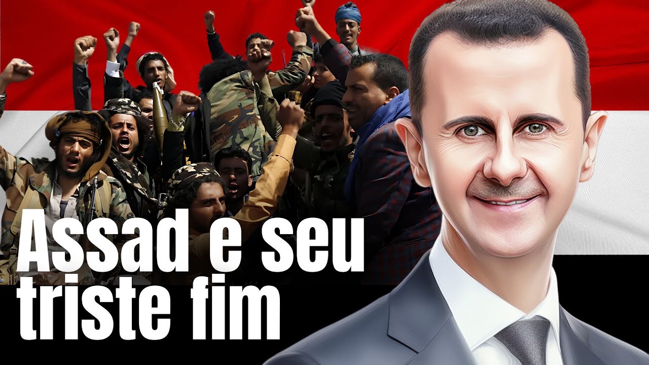 CAIU  BASHAR AL ASSAD e um grupo TERR0R1STA governa a SÍRIA