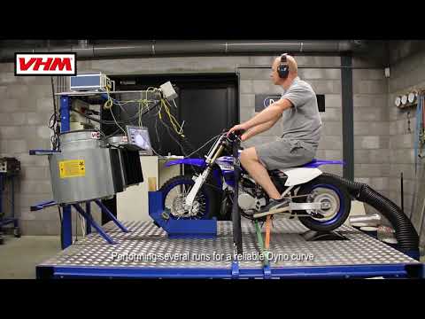 Yamaha YZ65 2018 Dyno test with VHM cylinder head full