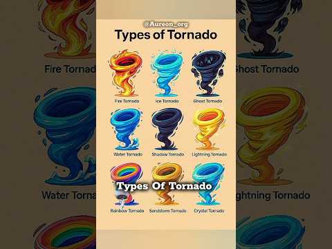 🥶 Types Of Tornado 🌪️ Part 1 #shorts
