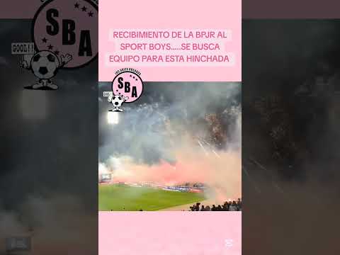 "HINCHADA DEL SPORT BOYS RECIBE AL EQUIPO" Barra: Barra Popular Juventud Rosada &bull; Club: Sport Boys