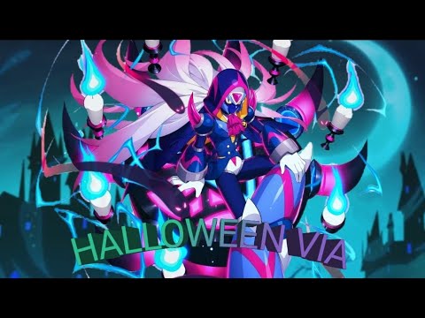 【ROCKMAN X DIVE】_ HALLOWEEN VIA 5* CHARACTER SHOWCASE#ロックマンxdive#Rockmanxdive#Megamanxdive