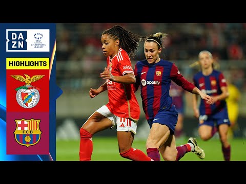 HIGHLIGHTS | Benfica vs. Barcelona (UEFA Women's C...
