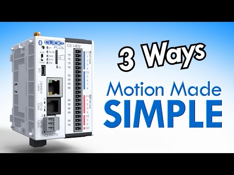 Motion Made Simple with CLICK PLUS PLC - from AutomationDirect