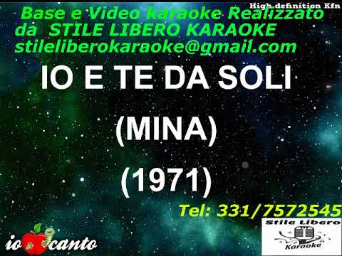 Videoclip de Io e te da soli (2018 Remaster) — Mina