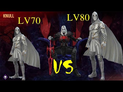 MOON KNIGHT LV80 VS LV70 | MOON KNIGHT WBL | MARVEL FUTURE FIGHT