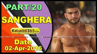 (13) Sanghera (Barnala) Kabaddi Tournament 2 April 2016