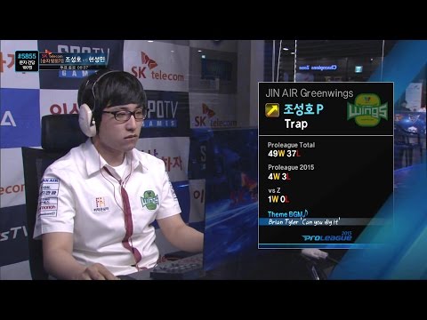 [SPL2015] Trap(Jin Air) vs DeParture(MVP) Set1 Expedition Lost -EsportsTV, Starcraft 2