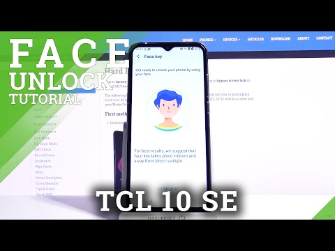 TCL 10 SE – Set Up & Activate Face Unlock Option