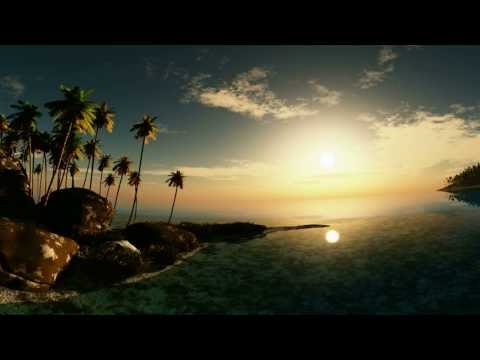 vr 360 4K beautiful sunsets in 360 virtual reality. (sunset in desert, ocean, canyon, beach, island)