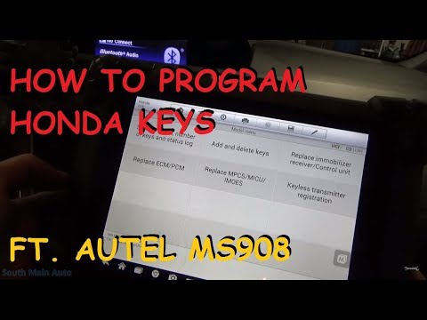 Programming Honda Keys Using Autel MS908