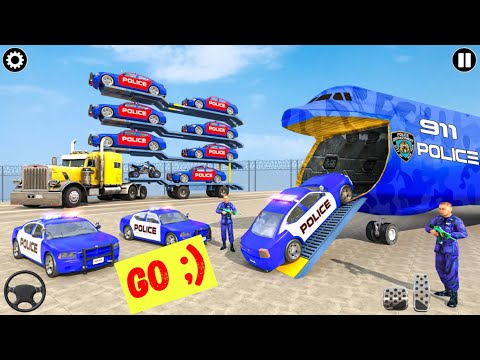 US Police Multi Level Car Transporter part 1
