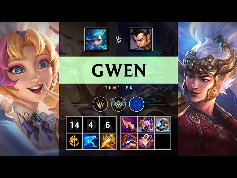 Gwen Jungle vs Xin Zhao: Godlike - EUW Challenger Patch 25.S1.2