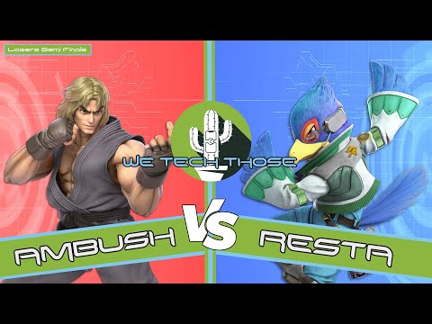We Tech Those Losers Semis - Ambush (Ken) vs Resta (Falco) Smash Ultimate Tournament