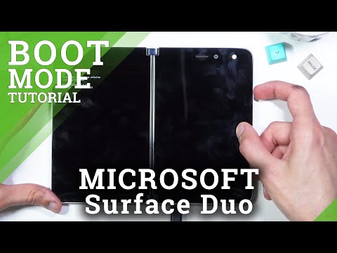 How to Put MICROSOFT Surface Duo into Bootloader - Open Hidden Menu