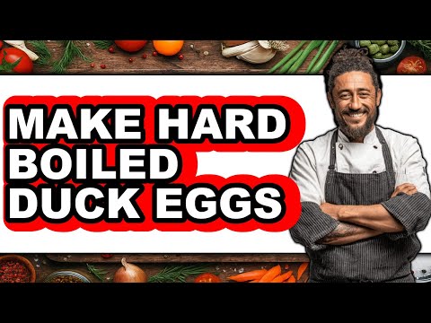 How to Make Hard Boiled Duck Eggs (Only Way)