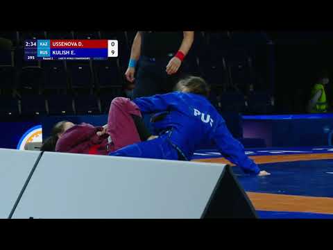 Round 2 Women's GP GI - 60 kg: D. USSENOVA (KAZ) v. E. KULISH (RUS)