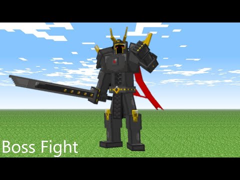 Minecraft - Glorious Wroughtnaut Boss Fight
