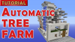 Minecraft 1.9 Automatic AFK Tree Farm  - 1400 logs/hour - NO Wither!