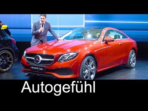 Mercedes E-Class Coupé E-Klasse Premiere REVIEW new neu 2018 - Autogefühl