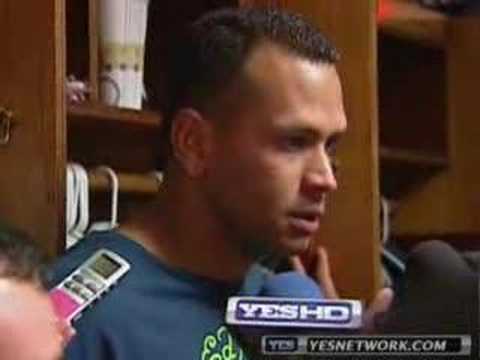 New York Yankees Alex Rodriguez postgame interview 4/23/07