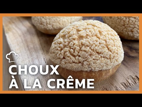 Choux, craquelin et crème légère | Recette Food'Cuisine