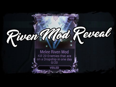 Warframe - Riven mod - Kill 20 enemies that are on a dropship in one day