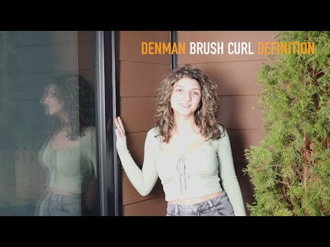 Denman Brush Curly Hair Definition Technique | KMS Pro