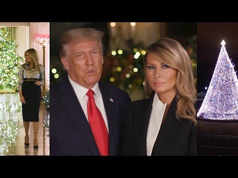 Trump & First Lady's 2020 Christmas Message, Christmas Tree Lighting