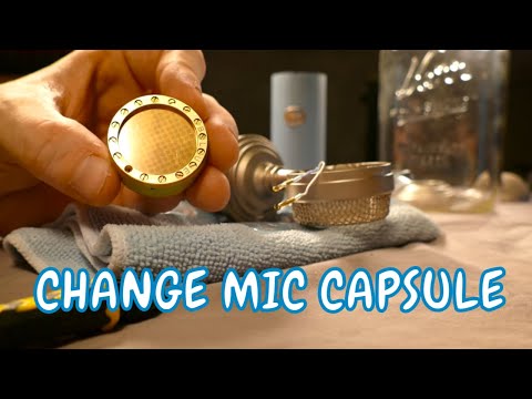 How To Upgrade/Change A Condenser Microphone Capsule - 4K (UHD)