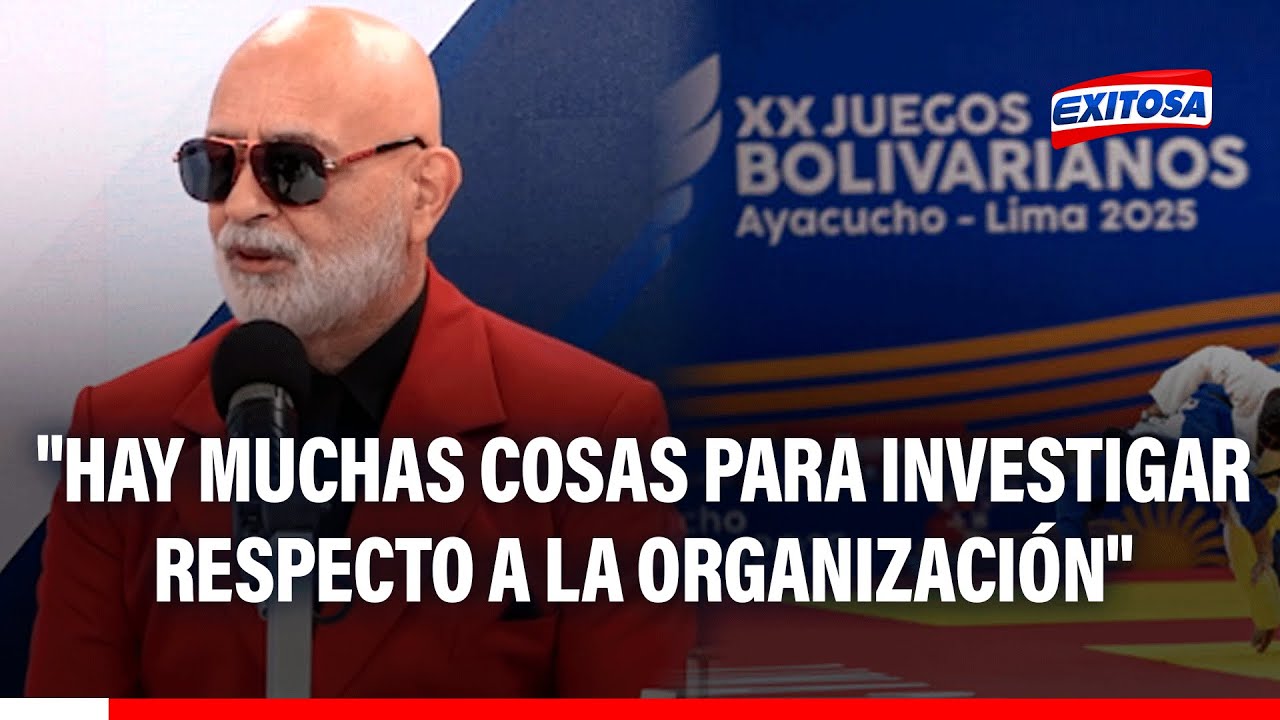 🔴🔵 Polémica en Juegos Bolivarianos: "Hay mucho por investigar", indica Luis Miguel Salazar