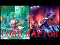 All Appearances Of Lord Raptor In The Darkstalkers Saga The Evolution Of Lord Raptor