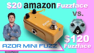 Video thumbnail for Cheapest Fuzz Pedal on Amazon - Azor Mini Fuzz vs Real Fuzzface by BuddyCatAFK