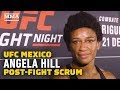 UFC Mexico: Angela Hill Hopes for Even 'Nastier' Finish Next Time - MMA Fighting