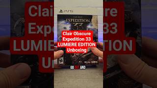 Clair Obscure Expedition 33 LUMIERE EDITION unboxing #videogames #collection #ps5