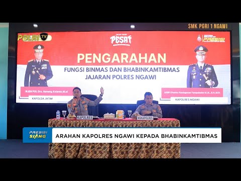 BHABINKAMTIBMAS POLRES NGAWI LEBIH PROAKTIF DI TENGAH MASYARAKAT