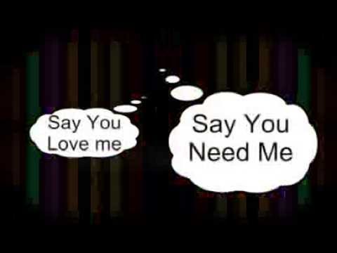 Joseph Armani - Say You Love Me (Retro Lyric Video)