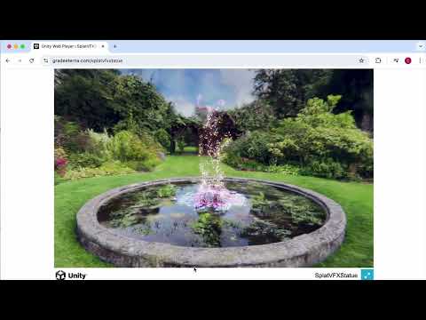 Unity VFX Graph in browser with WebGPU support - Gaussian splatting with Keijiro's SplatVFX