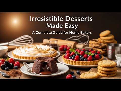 Irresistible Desserts Made Easy: A Complete Guide for Home Bakers