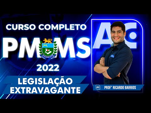 Concurso PM MS 2022 - Curso Completo  Legislação Extravagante - Black Friday AlfaCon