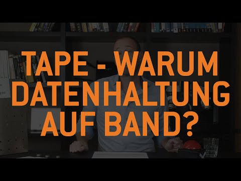 Tape - Warum Datenhaltung auf Band? TECH TALK - IT IN 60 SEKUNDEN
