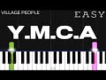 Village People YMCA EASY Piano Tutorial