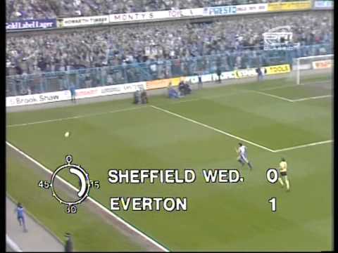 EVERTON 1984-85 SEASON - Sheffield Wednesday 0 Everton 1 - 4th May 1985