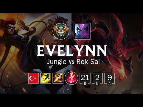 Evelynn Jungle vs Rek'Sai - TR Challenger Patch 8.21