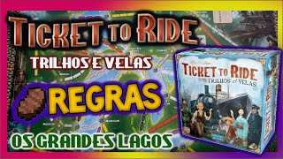 Ticket to Ride Trilhos e Velas - Jogo de Tabuleiro - Galápagos Jogos  (PT-BR)