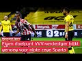 Zo klonk de 0-1 bij VVV-Sparta op Radio Rijnmond