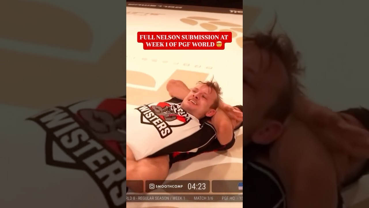 INSANE Full Nelson Submission at PGF WORLD 🤯 #bjj #jiujitsu #grappling #submission #wrestling #judo