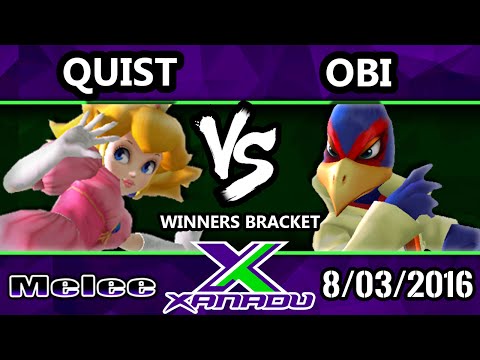 S@X 161 - Obi (Falco, Marth) Vs. Quist (Peach) SSBM Tournament - Smash Melee