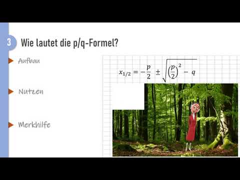 pq Formel anwenden - Quadratische Gleichungen lösen, Nullstellen bestimmen